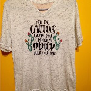 CACTUS TEE! NEW without tag! Sz L